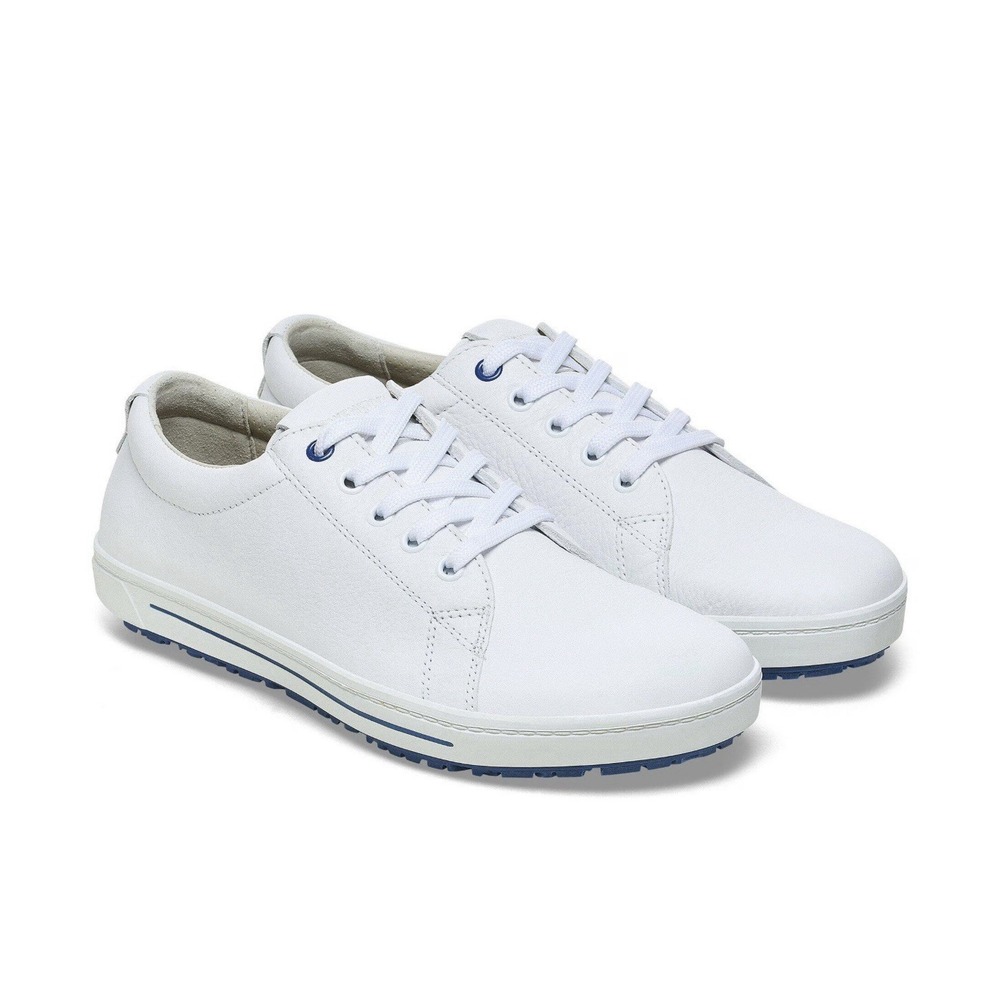 Birkenstock Unisex White Leather‎ QO500 Professional Shoes EU 39, US Size L8 M6